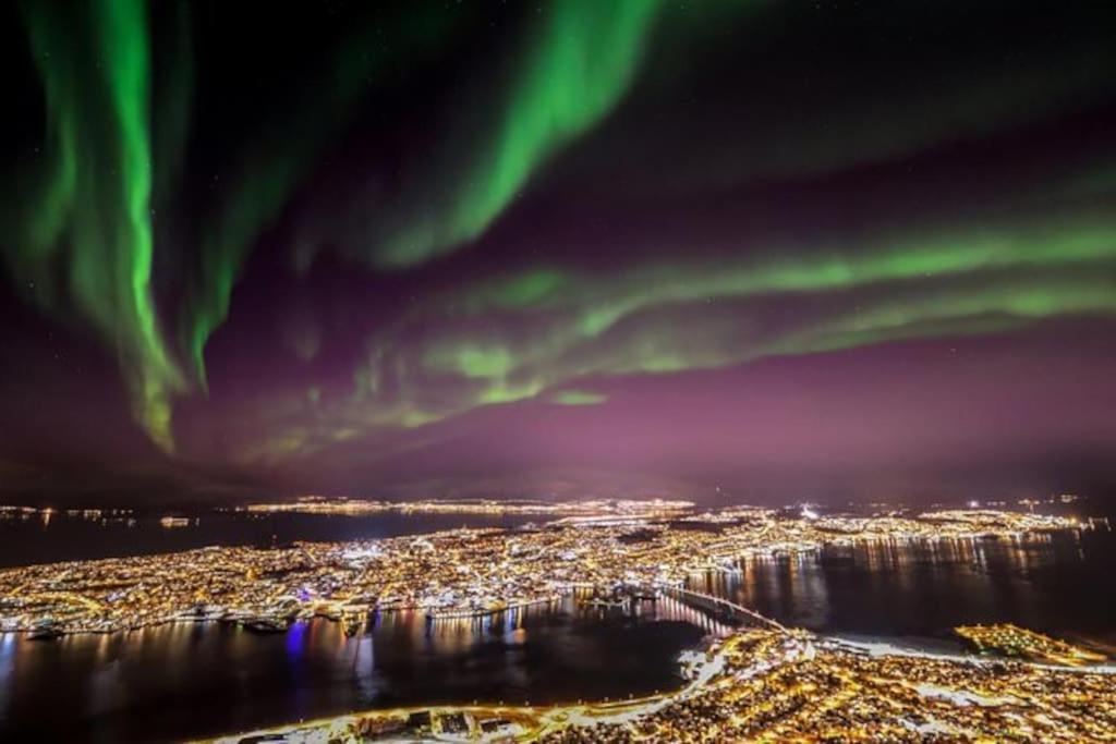 Sentralt Pa Fastlandet Og Gaavstand Til Alle Fasiliteter! Tromsdalen Exterior photo